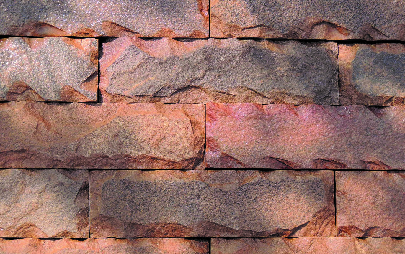 Плитка из песчаника красный обоженный со сколом 150мм Camonica купить в Санкт-Петербурге