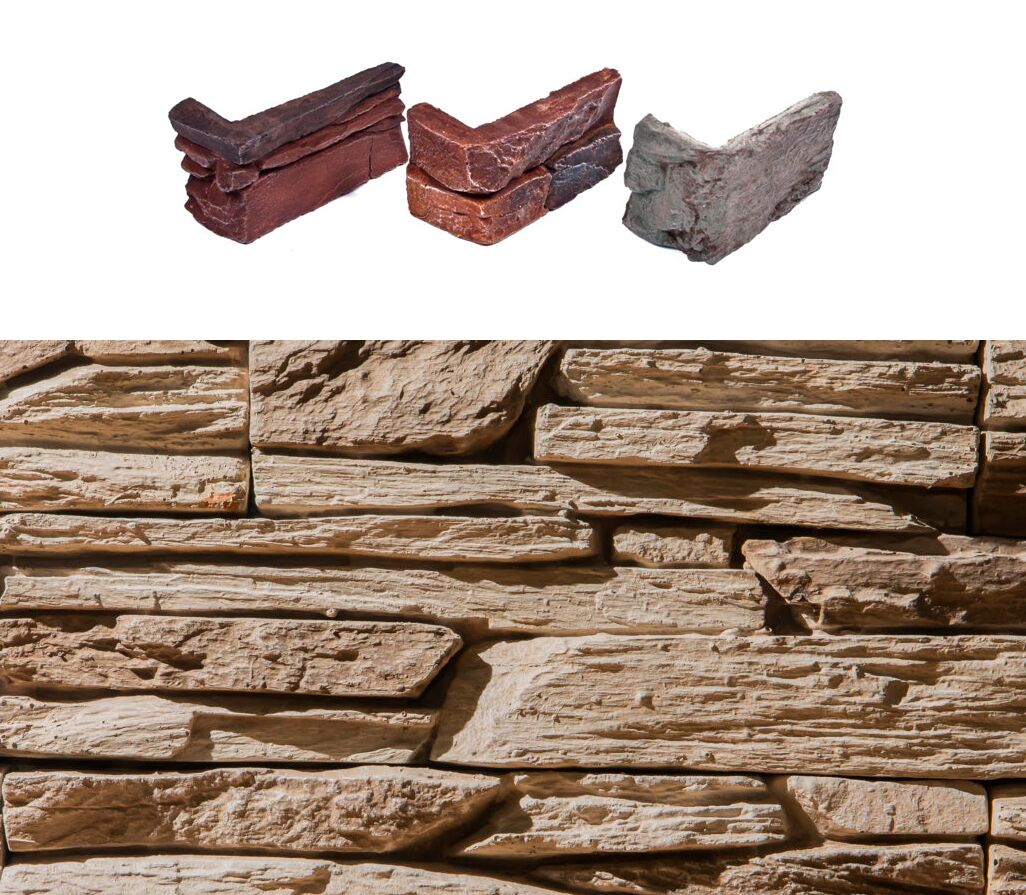 Искусственный камень угловой Лайт Танвальд 500х100мм слоновая кость 0.7пог.м CraftStone купить в Санкт-Петербурге