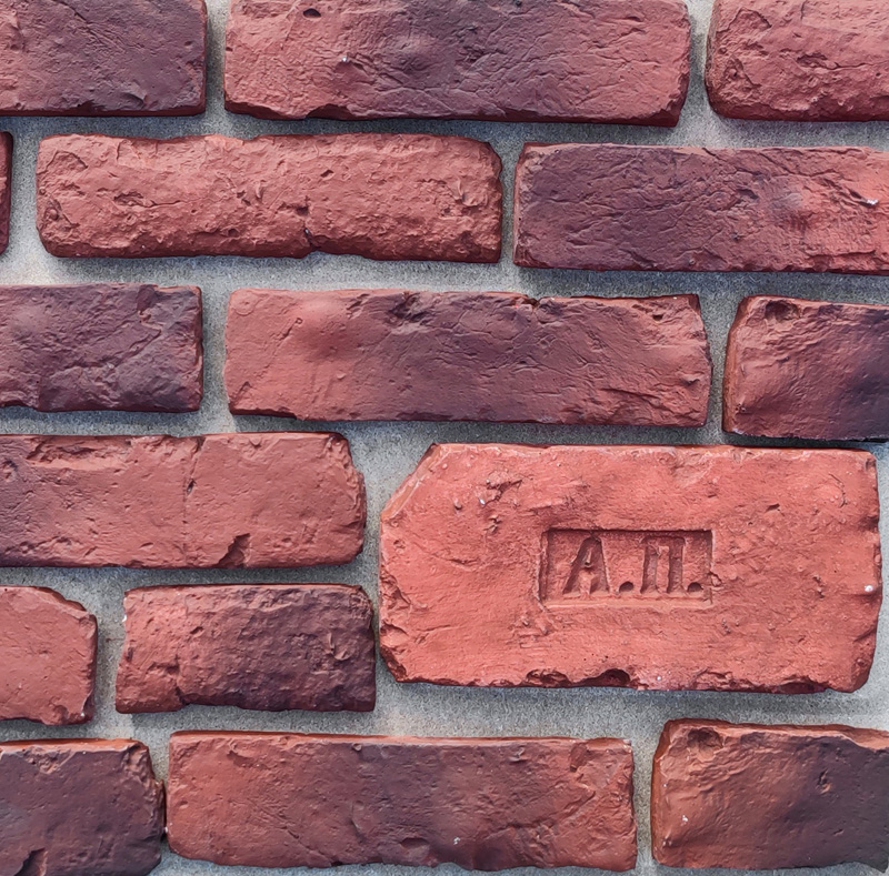 RAMO искусственный камень КИТНЕР ШРЕТЕР красный кирпич (бетон) 1м2/уп купить в Санкт-Петербурге