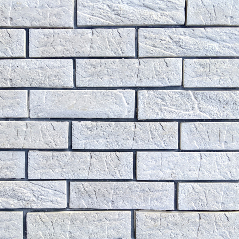 RAMO искусственный камень РАСТИК БРИК белый кирпич (бетон) 1м2/уп купить в Санкт-Петербурге