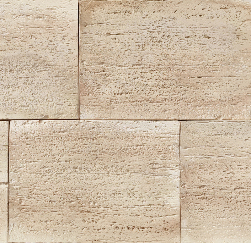 RAMO искусственный камень ТРАВЕРТИН бежевый (бетон) 1,14м2/уп купить в Санкт-Петербурге