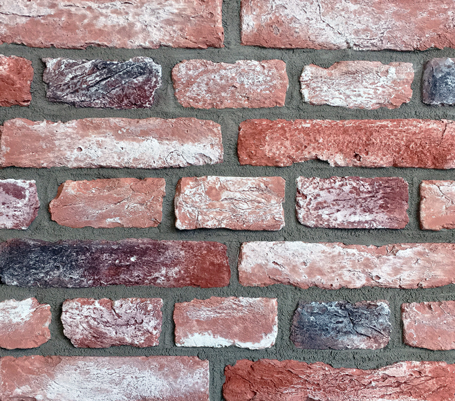 Искусственный облицовочный камень VipKamni Царский кирпич 66-0 купить в Санкт-Петербурге