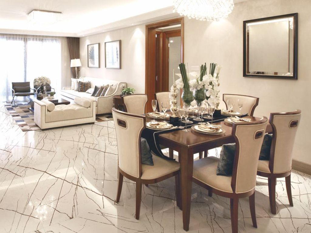 Керамогранит Idalgo Граните Сандра белый легкое лап. LLR мрамор 600х1200х10мм 2,16м2/3шт/уп купить в Санкт-Петербурге