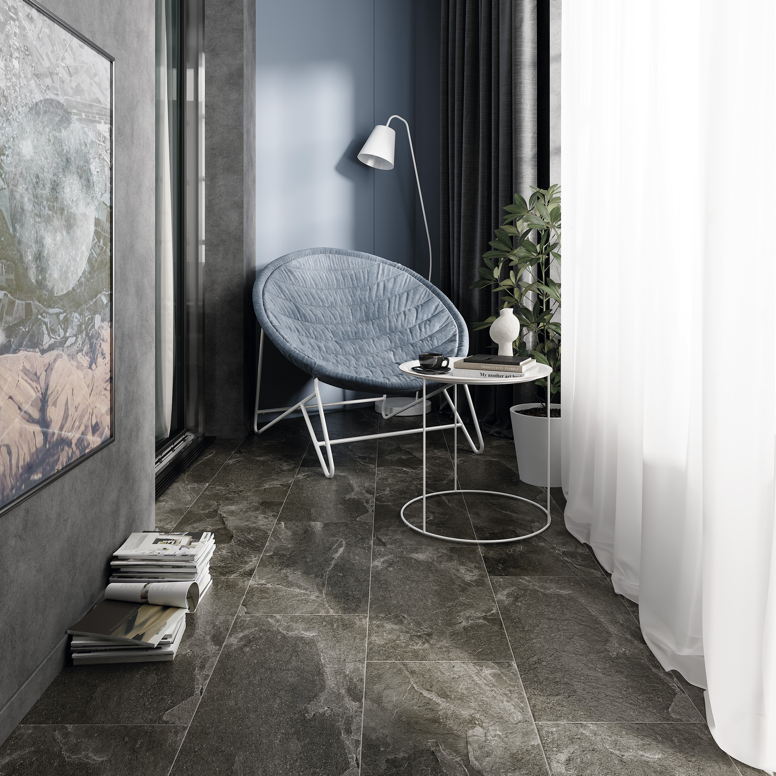 Керамогранит Cersanit Infinity серый темный рельеф камень 297х598х7,5мм 1,77м2/10шт/уп купить в Санкт-Петербурге