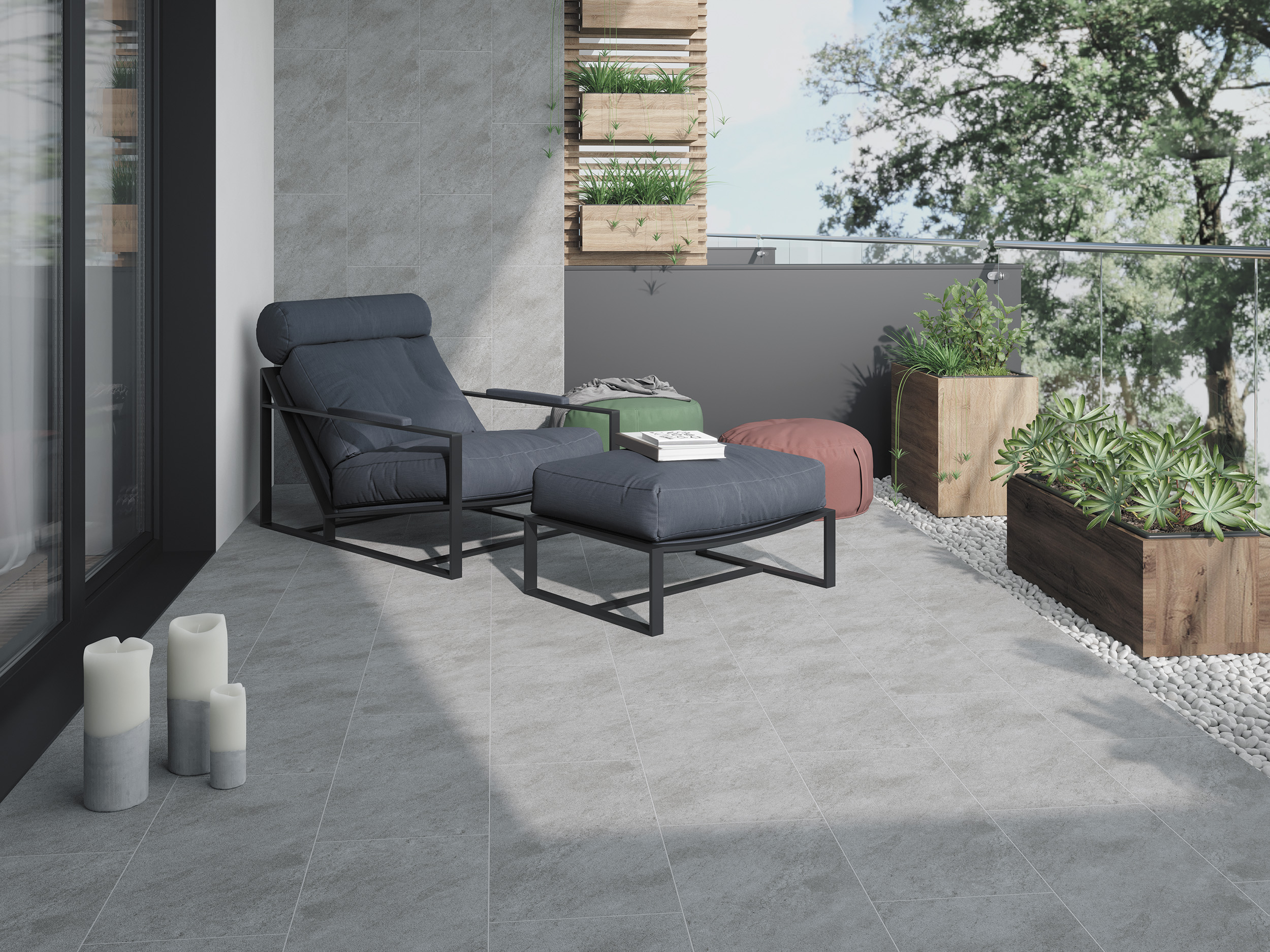 Керамогранит Cersanit Orion серый бетон 297х598х7,5мм 1,77м2/10шт/уп купить в Санкт-Петербурге