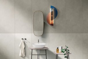 Керамогранит MicroCement 120x60x0.8 Светлый Греж нат. ректифицир. (2шт/уп/1.44м2) VitrA купить в Санкт-Петербурге