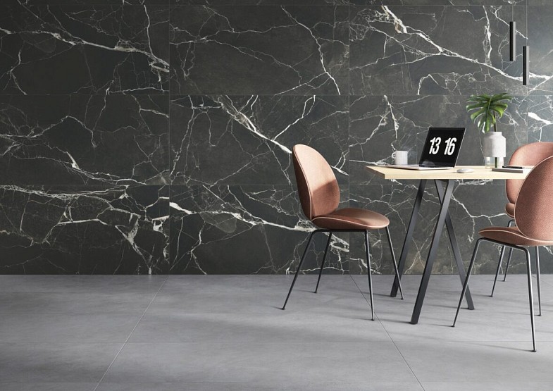 Керамогранит SilkMarble 60x60x0.8 Порто Неро нат. ректифицир. (5шт/уп/1.8м2) VitrA купить в Санкт-Петербурге