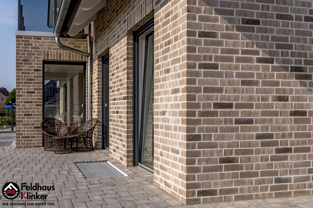 Клинкерный кирпич FeldHaus K773WDF vascu argo antrablanca купить в Санкт-Петербурге