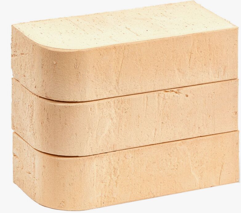 Кирпич Кенигштайн R-60 печной полнотелый фигурный санторини белый 1НФ купить в Санкт-Петербурге