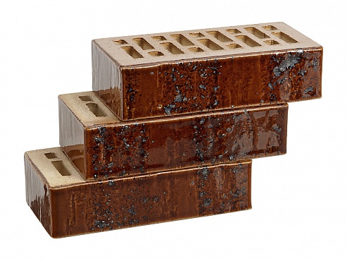 Recke Glanz 1-48-01-2-12 Кирпич облицовочный Бордо Коричневый 1НФ 250х120х65мм 480шт/пд купить в Санкт-Петербурге