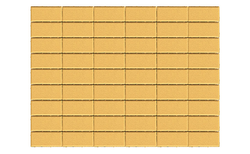 BRAER Тротуарная плитка Прямоугольник Песочный 200х100х60мм 12.96м2/пд купить в Санкт-Петербурге