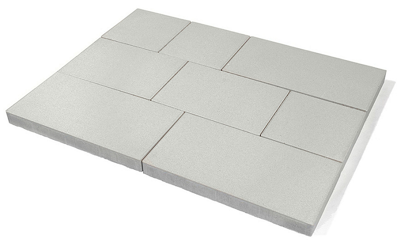 BRAER Тротуарная плитка Триада Белый 60мм 12.96м2/пд купить в Санкт-Петербурге