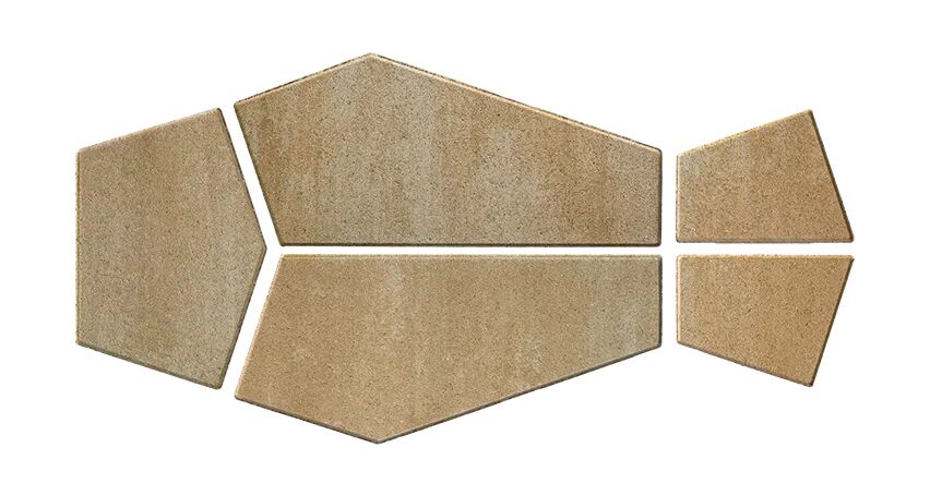 BRAER Тротуарная плитка Витраж Color Mix Плато 80мм двухслойный 10,8м2/пд купить в Санкт-Петербурге