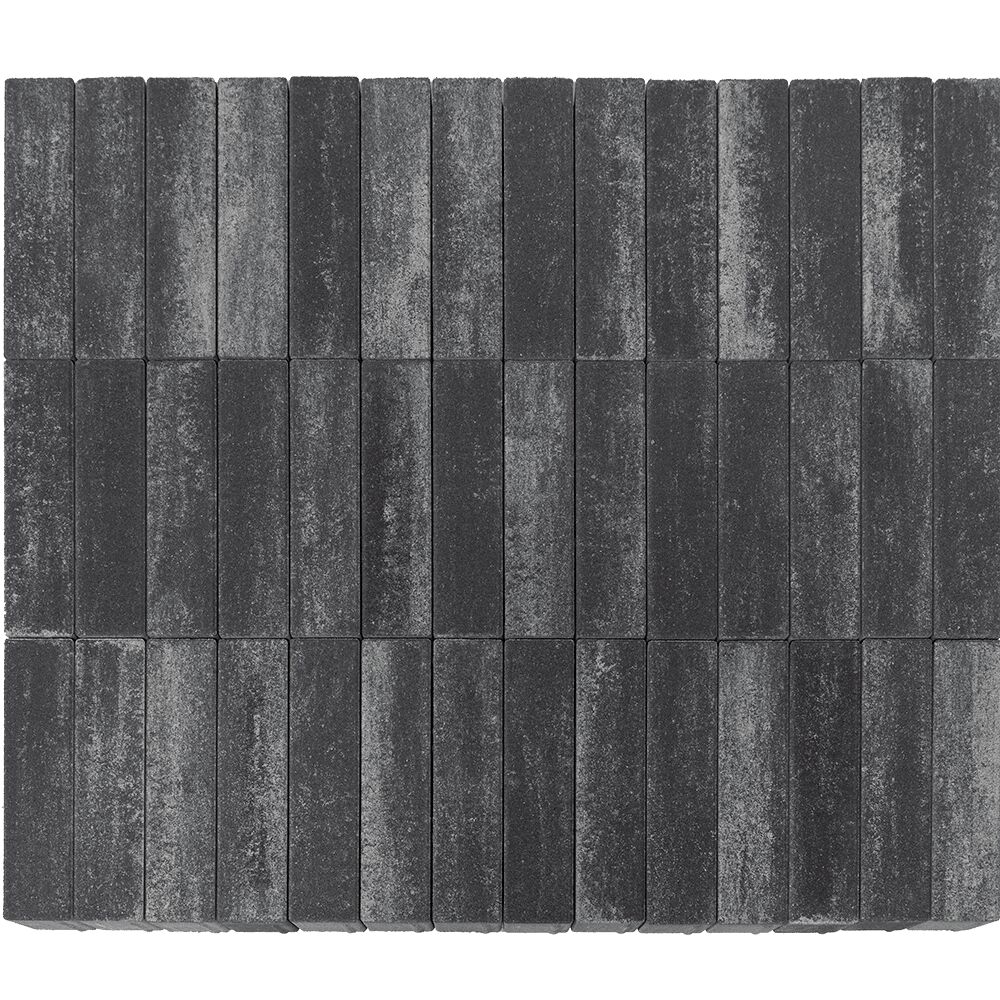 BRAER Тротуарная плитка Ригель 2.0 ColorMix Ночь 320х80х60мм 12,9м2/пд купить в Санкт-Петербурге