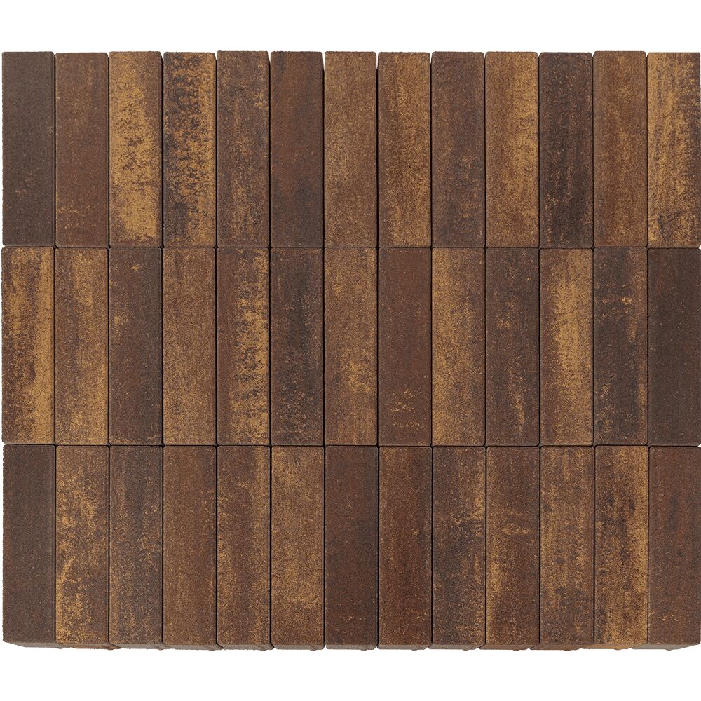 BRAER Тротуарная плитка Ригель 2,0 ColorMix Мальва 320х80х60мм 12,9м2/пд купить в Санкт-Петербурге