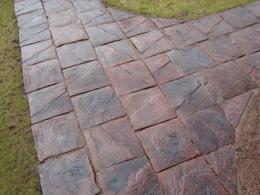 Плитка тротуарная Песчанник микс красный CraftStone купить в Санкт-Петербурге