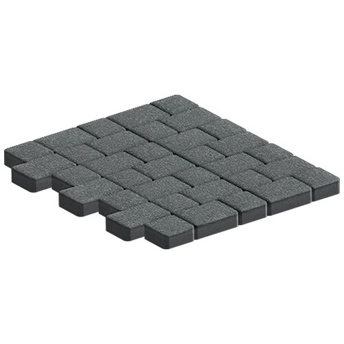 Б.2.Фсм.6 Инсбрук Альт Дуо моноколор серый native плитка тротуарная 12,72м2 STEINRUS купить в Санкт-Петербурге