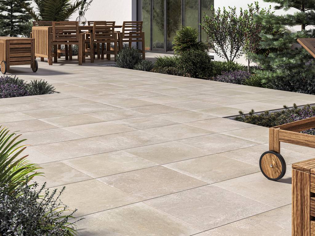 Керамогранит уличный Midtown Cream Base C3/R11 Antislip 600х1200х20мм 1шт/уп TERRASLAB купить в Санкт-Петербурге