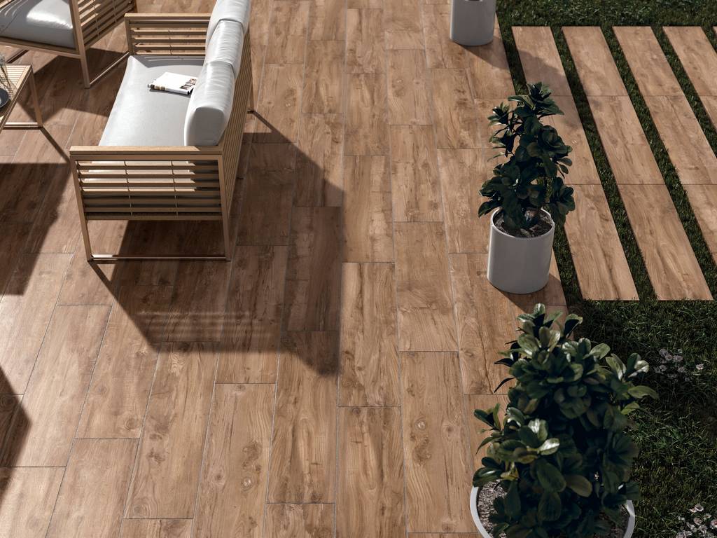Керамогранит уличный Nebraska Oak Base C3/R11 Antislip 300х1200х20мм 2шт/уп TERRASLAB купить в Санкт-Петербурге