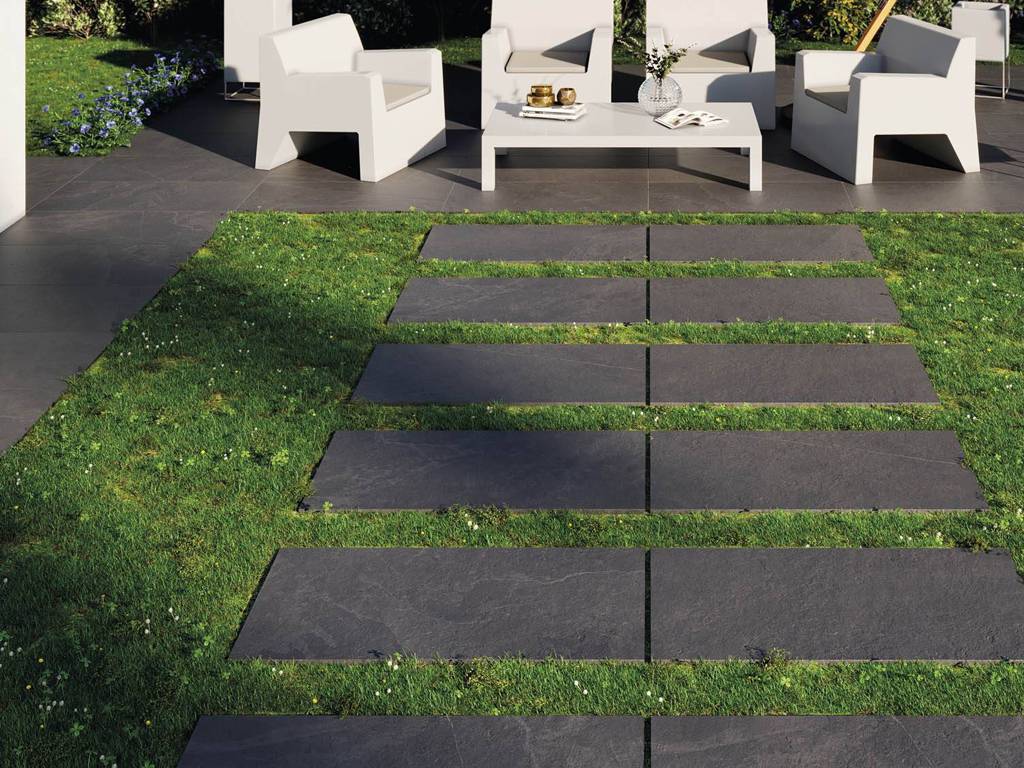 Керамогранит уличный Overland Anthracite Base C3/R11 Antislip 600х1200х20мм 1шт/уп TERRASLAB купить в Санкт-Петербурге