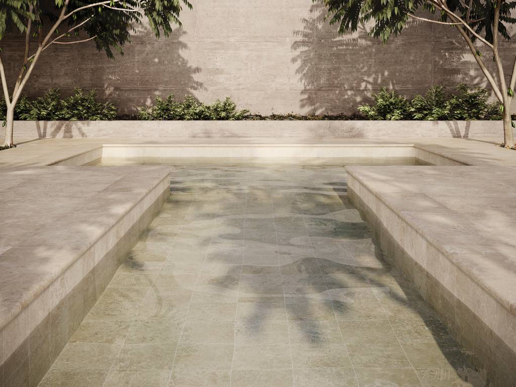 Керамогранит уличный Trevia Beige Base C3/R11 Antislip 600х1200х20мм 2шт/уп TERRASLAB купить в Санкт-Петербурге