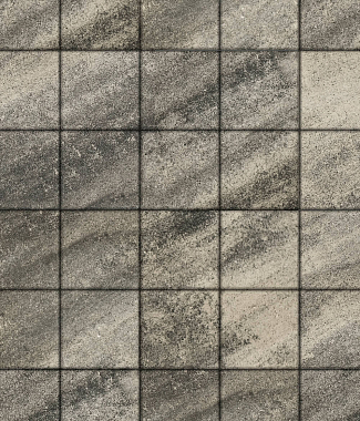 Б.1.К.8 Плитка бетонная тротуарная "Квадрат" Листопад (гранит) антрацит 10.8м2/пд купить в Санкт-Петербурге