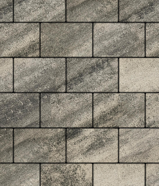 Б.2.П.8 Плитка бетонная тротуарная "Прямоугольник" Листопад (гладкий) антрацит 10.8м2/пд купить в Санкт-Петербурге