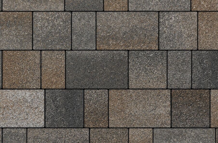 Б.1.Фсм.6 В Старый город Брусчатка тротуарная (двухслойная) гранит колормикс Тайга 13.2м2/пд купить в Санкт-Петербурге