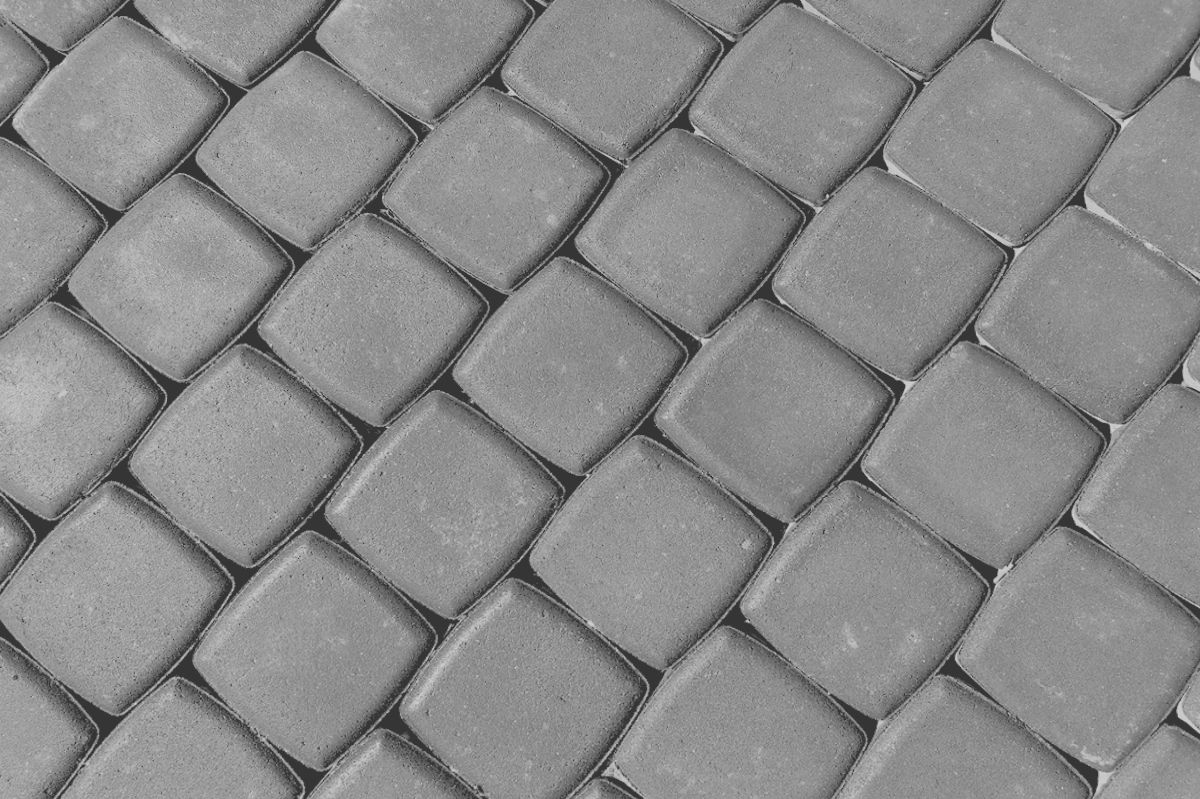 Б.3.КО.6 В Плитка тротуарная (двухслойная) гладкий серый 11.18м2/пд Выбор купить в Санкт-Петербурге