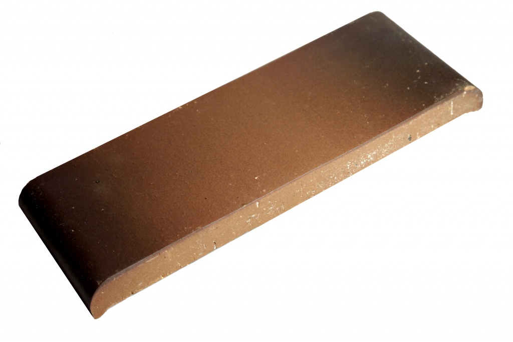 КР30 Парапетная плитка (профильный кирпич) каштановый тушевой ангоб 305х110х25мм ZG Clinker купить в Санкт-Петербурге