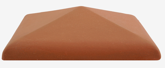 C30 Колпак для столба красный натуральный 300х300х90 (пос 250х250) ZG Clinker купить в Санкт-Петербурге