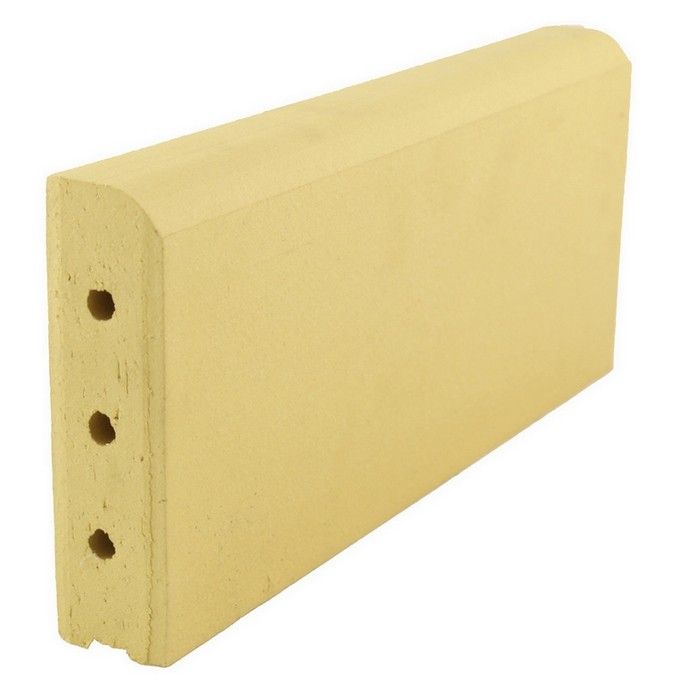 KR Камень бордюрный желтый натуральный 305х37х130мм ZG Clinker купить в Санкт-Петербурге