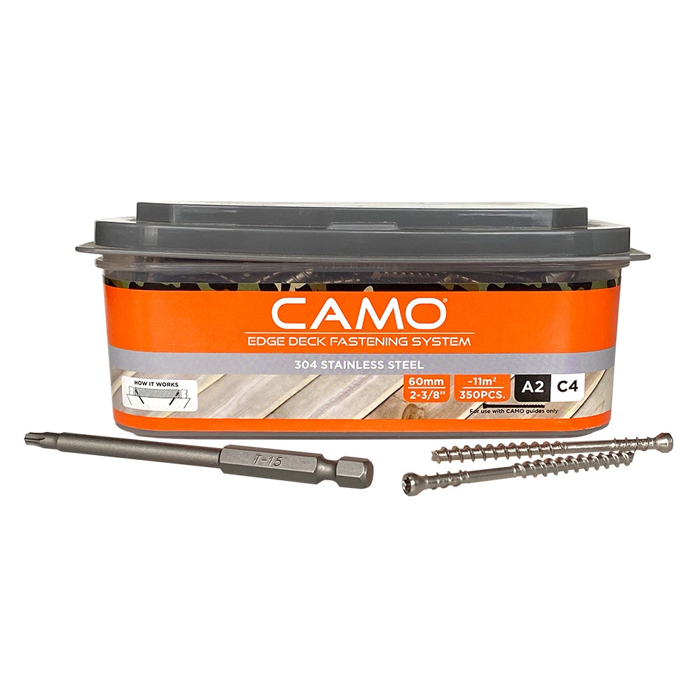 Упаковка саморезов (скрытый крепеж) CAMO А2 60мм 350шт/уп купить в Санкт-Петербурге