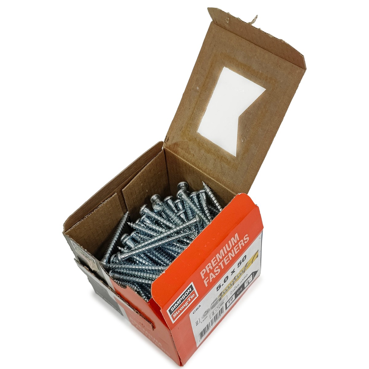 Упаковка шурупов для перфорации Simpson CSA 5,0х50мм 250шт/уп купить в Санкт-Петербурге