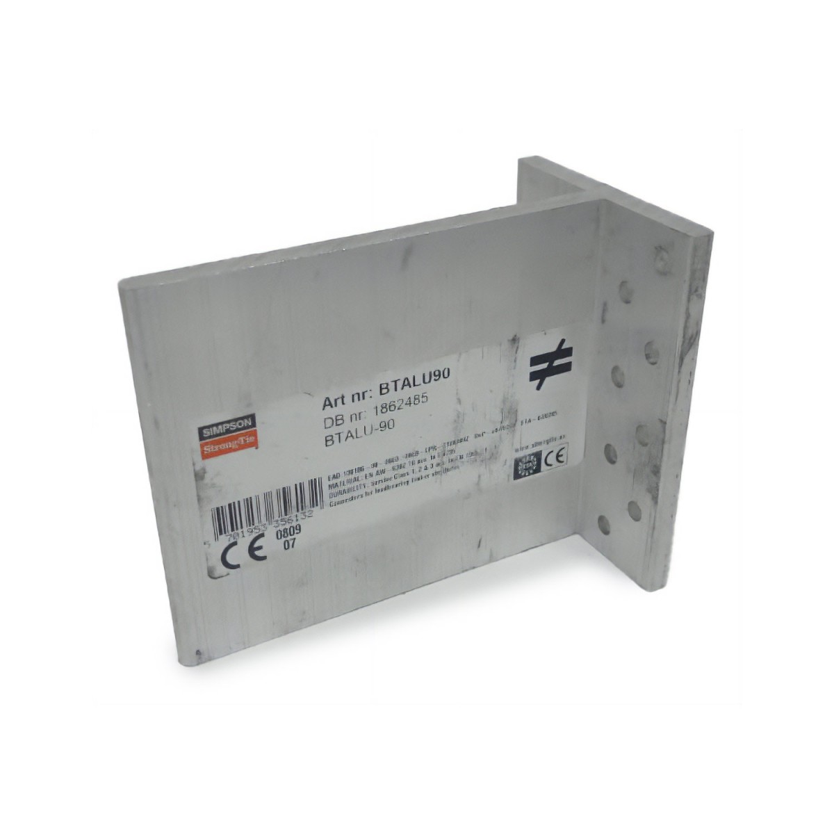 Потайная алюминиевая Т-опора Simpson ALU90 купить в Санкт-Петербурге