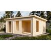 Дом садовый 21 с хозблоком Стандарт (брус 44мм) ТН купить в Санкт-Петербурге