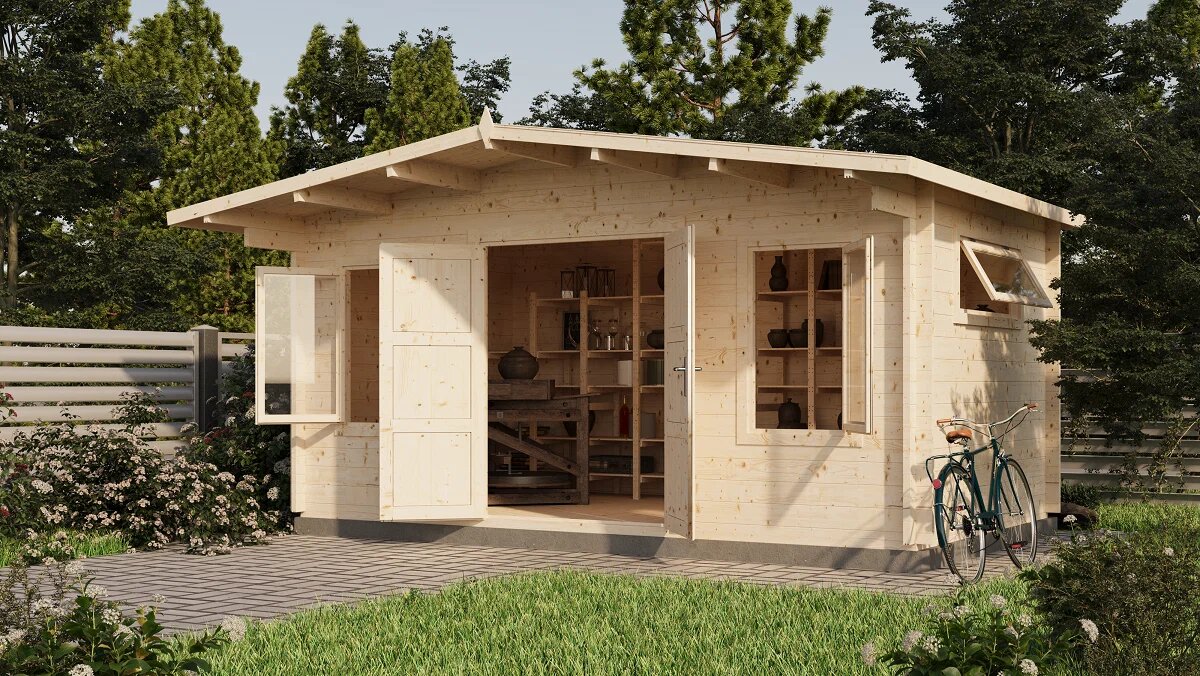 Хозблок 13 Стандарт (брус 44 мм) ТН купить в Санкт-Петербурге