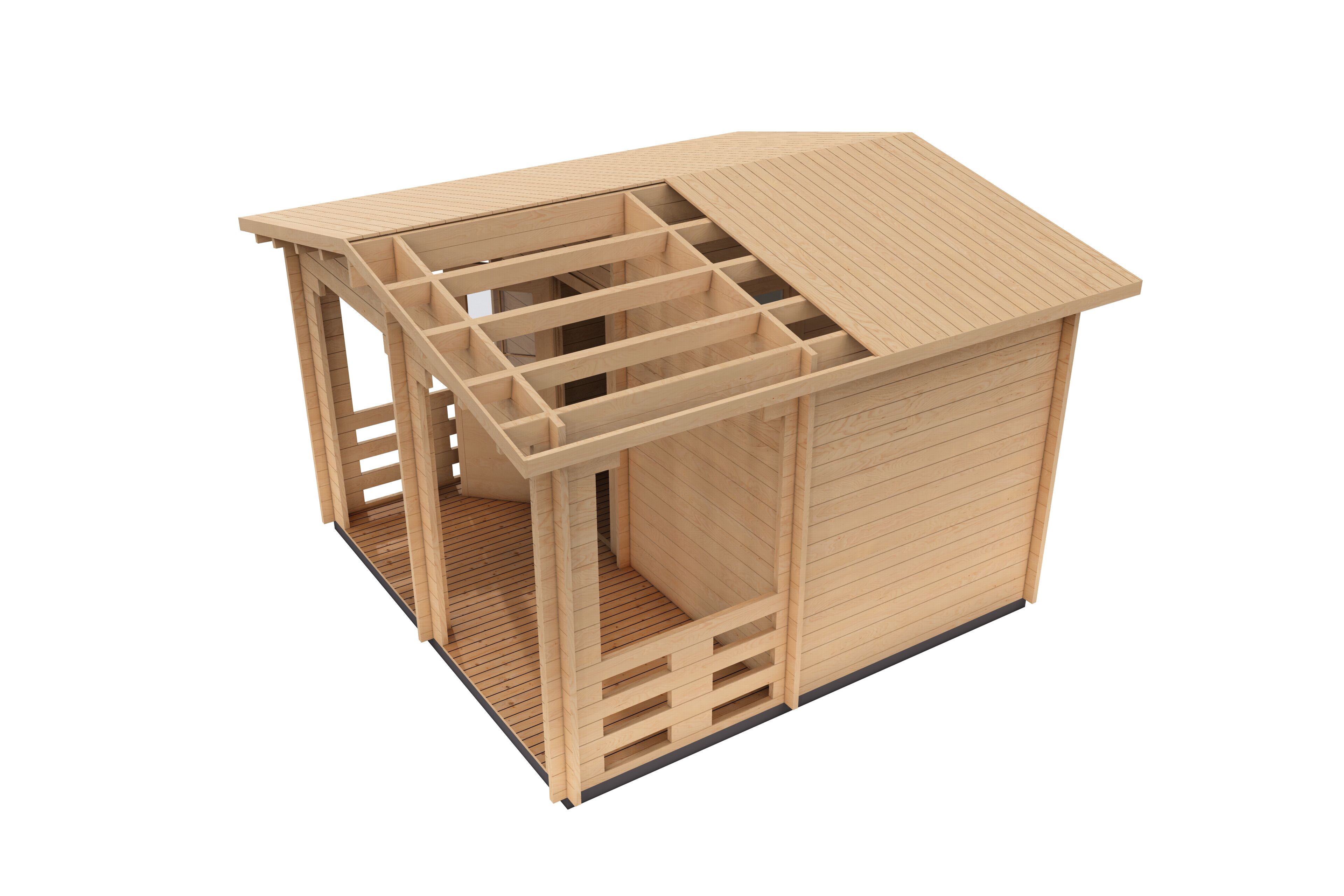 Баня 14 Стандарт (брус 44мм) ТН купить в Санкт-Петербурге