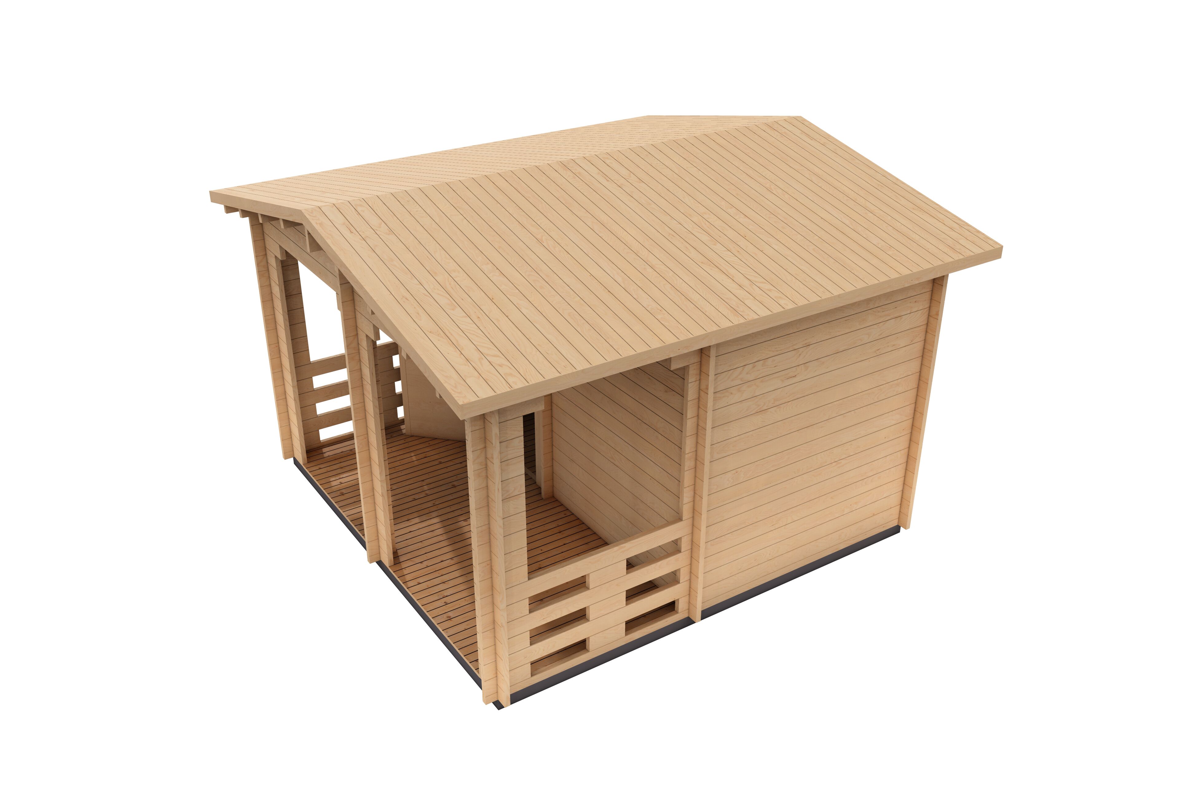 Баня 14 Стандарт (брус 44мм) ТН купить в Санкт-Петербурге