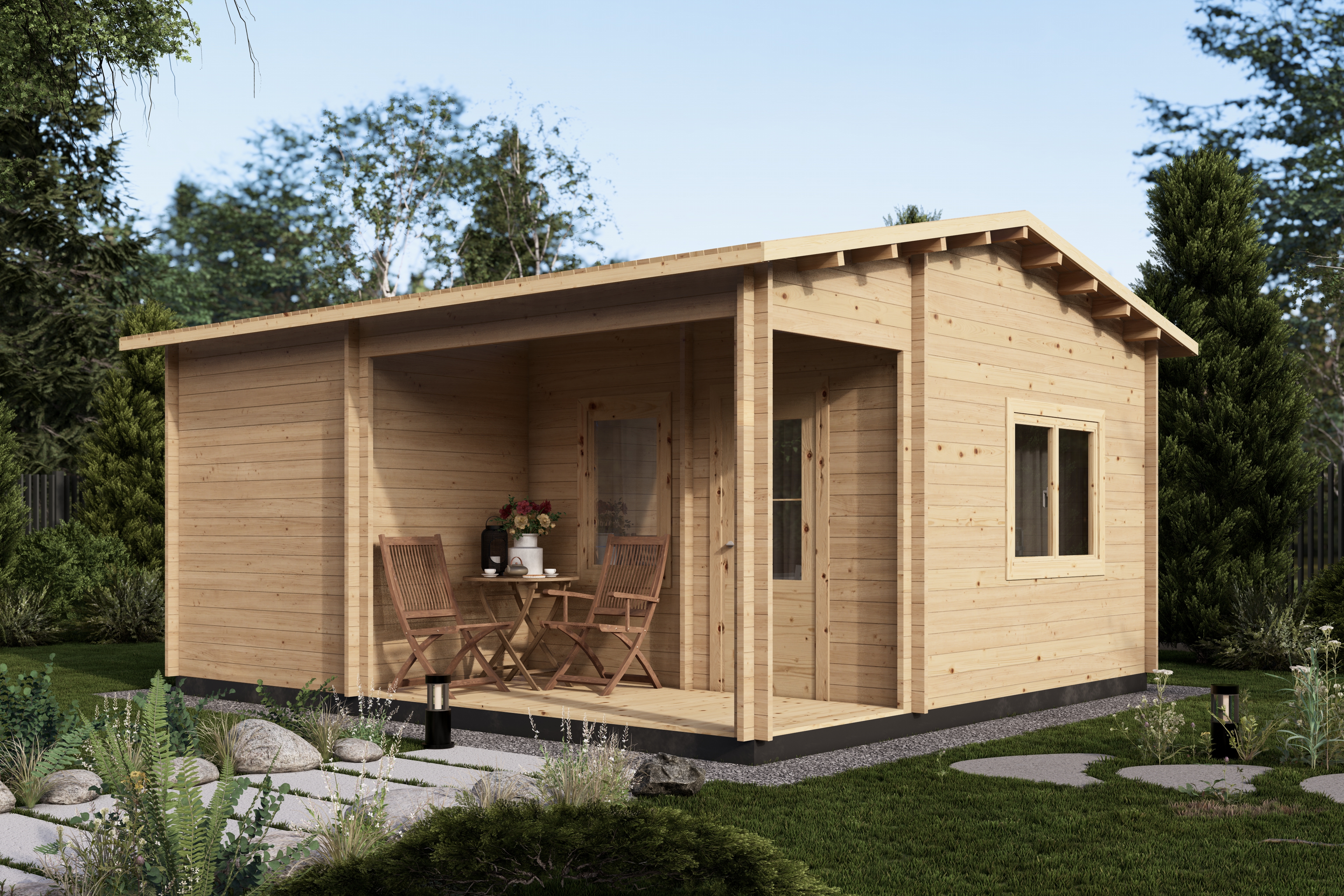 Баня 27 Стандарт (брус 44мм) ТН купить в Санкт-Петербурге