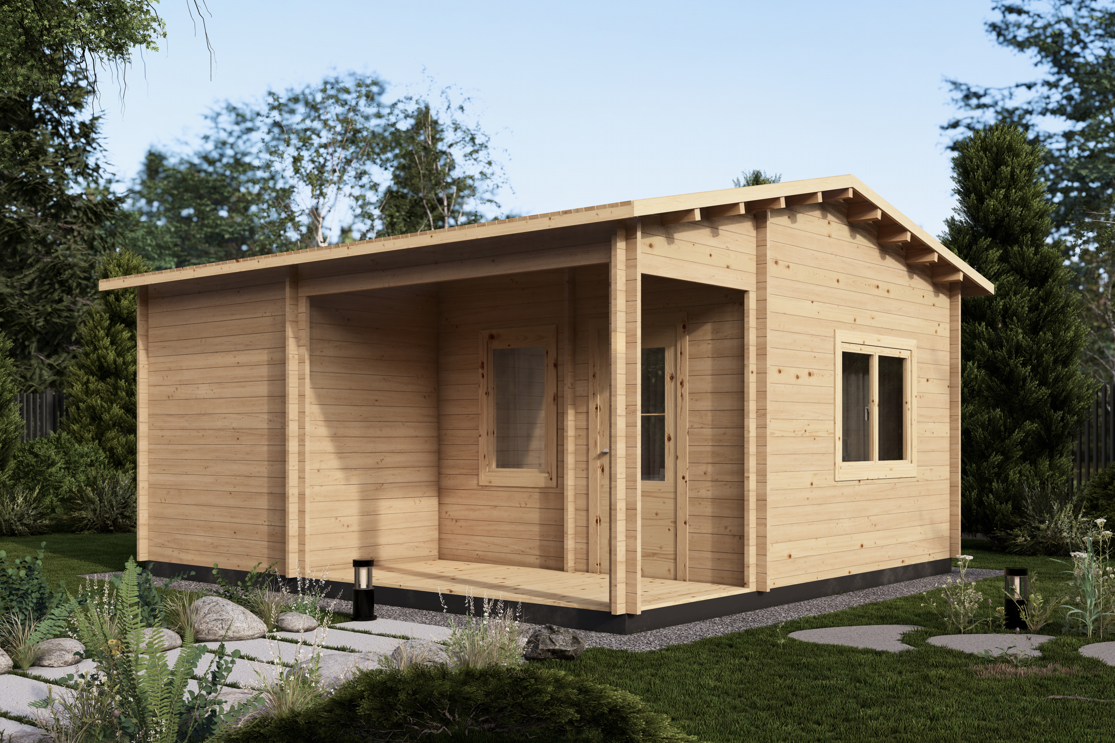 Баня 27 Комфорт (брус 44мм) ТН купить в Санкт-Петербурге