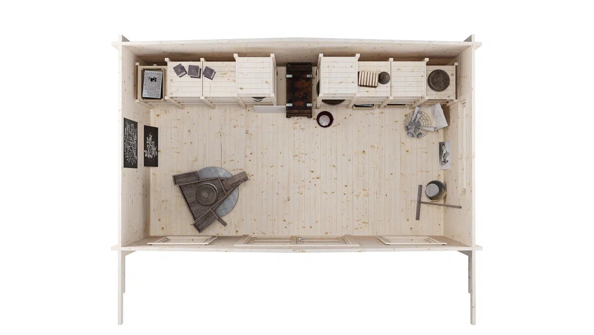 Хозблок 13 Комфорт (брус 44 мм) ТН купить в Санкт-Петербурге