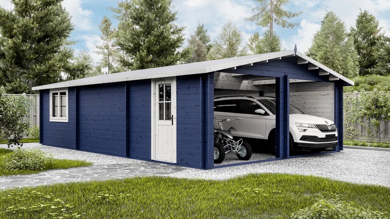 Гараж 49 Стандарт (брус 44 мм) ТН купить в Санкт-Петербурге