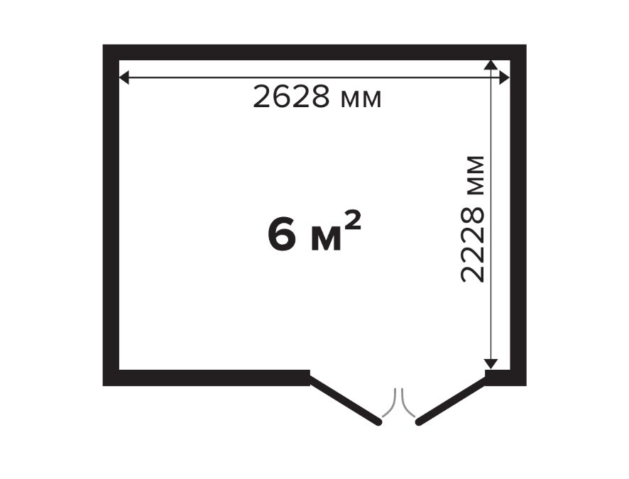 Хозблок 6 Комфорт (брус 44 мм) ТН купить в Санкт-Петербурге