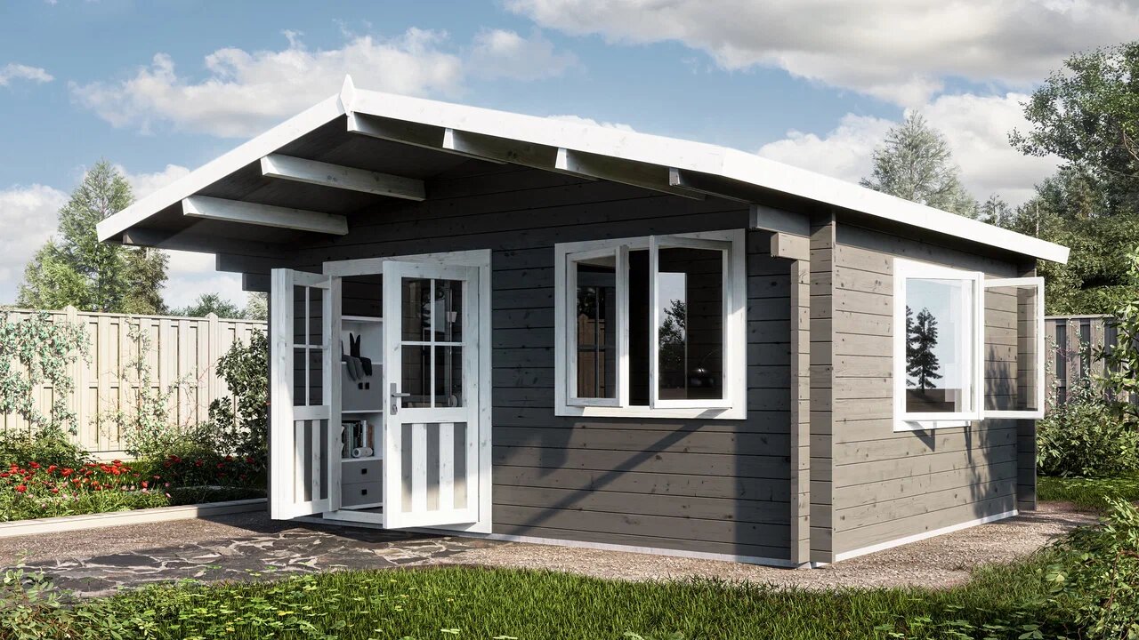 Дом садовый 17 Комфорт (брус 44мм) ТН купить в Санкт-Петербурге