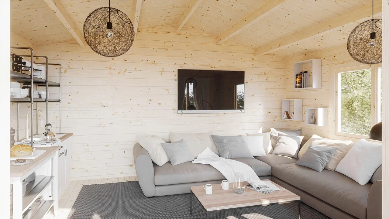 Дом садовый 17 Стандарт (брус 44мм) ТН купить в Санкт-Петербурге