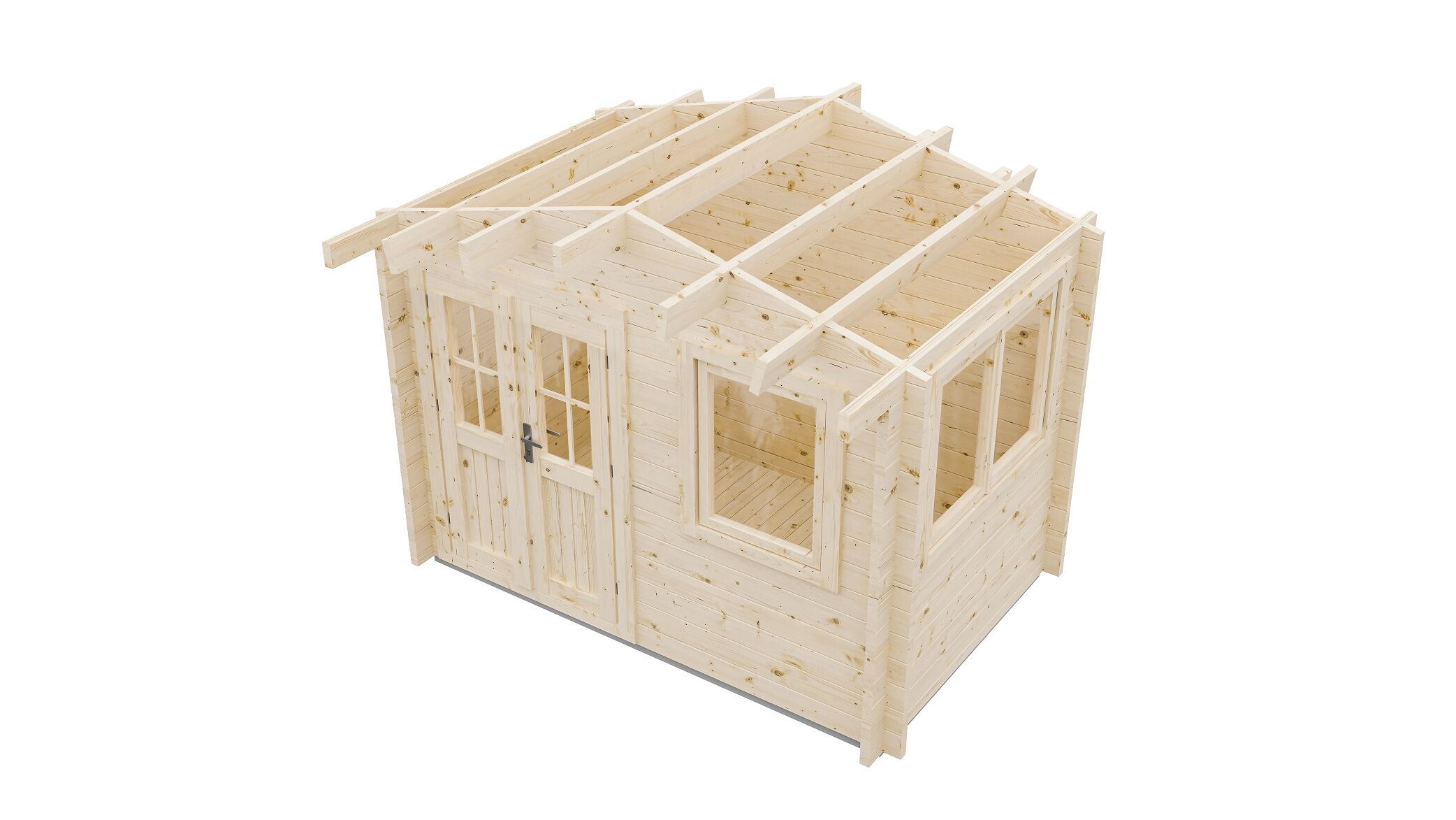 Дом садовый 4 Стандарт (брус 44мм) ТН купить в Санкт-Петербурге