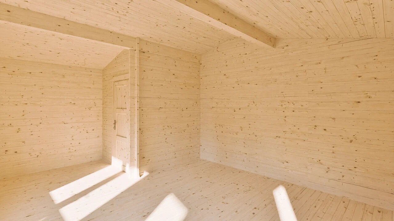 Дом дачный 21 двойной брус Стандарт (брус 44мм) ТН купить в Санкт-Петербурге