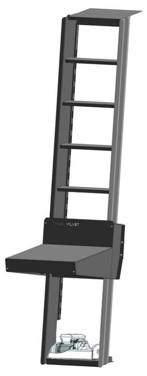 Грузовой мини-подъёмник черно-желтый NEW купить в Санкт-Петербурге