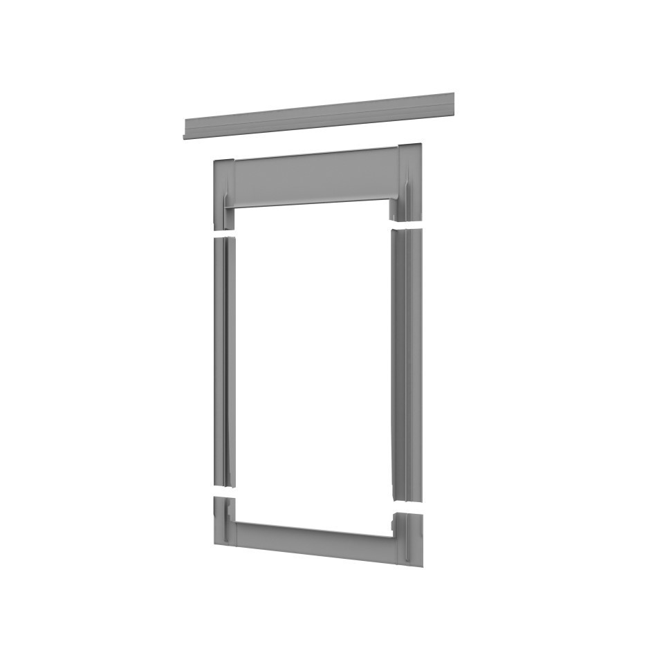 Оклад для плоского кров.покрытия высотой до 16мм KLS M6A 78х118см Dakea купить в Санкт-Петербурге